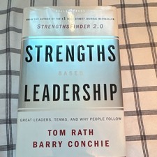 Gallup Press Strengths Based Leadership Tom Rath & Barry Conchie HC 2009 DJ picture