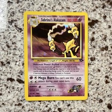 Sabrina’s Alakazam 16/132 Holo Rare Gym Challenge Unlimited MP  picture