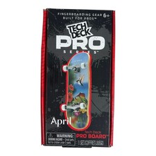 Tech Deck April Pro Series Fingerboard 5-Ply Wood Deck Display Box [DAMAGED BOX] picture