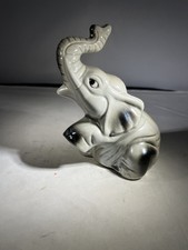 Vintage Brazilian Ceramic Elephant Figurine 6
