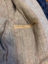Vintage L.L.Bean Field Barn Coat Men's XL Tan Khaki Wool Lined Made in USA picture