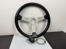 Nardi Torino Classic 330mm Leather Steering Wheel 13” Horn Button JDM picture