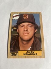 1987 Topps Andy Hawkins #183 San Diego Padres NM-MINT  picture
