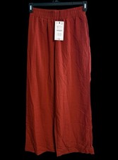 Zara Rust Wide Leg Pants Women’s XS picture