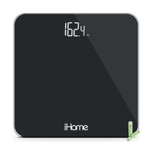 iHome Digital Battery Powered Bathroom Scale with Fit+ Personal Coach App, FSA a picture