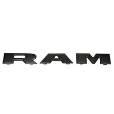 19-23 RAM 2500 3500 4500 5500 GRILLE EMBLEM NAMEPLATE 68358570AA Matte Black picture