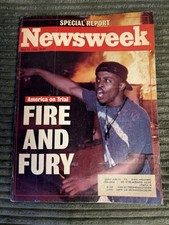 Newsweek Magazine 1992 May 11 Fire & Fury - Los Angeles Riots picture