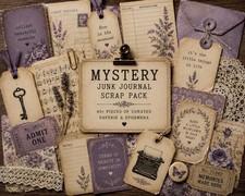 Mystery Junk Journal Scrap Pack – Vintage Ephemera Bundle picture