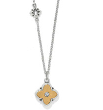 Brighton Cathedral Reversible Short Two-Tone Pendant Necklace NWT $98 picture
