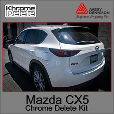 2017-2025 Mazda CX5 Chrome Delete Overlay (Glossy Blk) picture