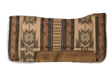 Weaver Leather Contoured Saddle Pad – Merino Wool Fleece Lining, Coffee - H10) picture