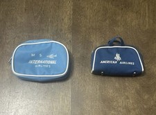 Vintage 1960s Barbie Suitcases American Airlines Lot of 2 picture