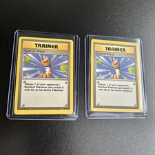 GUST OF WIND 93/102 - VINTAGE WOTC Pokemon Card - BASE SET - NM picture