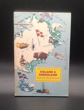 Greenland Iceland Geographical Society Around World Program 1964 Vintage picture
