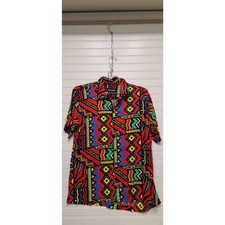 Reason Clothing Unity Allover Print Short Sleeve Shirt Size XL NWT picture