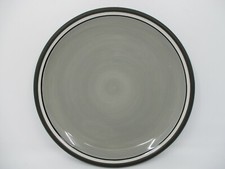 DANSK STACKING STRIPE DOVE GREY SALAD PLATE - 8 5/8