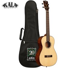 Kala 20th Anniversary Solid Spruce Top Quilted Baritone Ukulele KA-20TH-SQS-B picture
