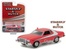 1976 FORD GRAN TORINO RED STARSKY & HUTCH TV SERIES 1/64 CAR GREENLIGHT 44780 A picture