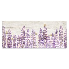 Stupell Industries 'Rustic Purple Lilacs & Bees'| Canvas Art picture