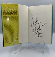 NATE BARGATZE BIG DUMB EYES COMEDY SIGNED AUTOGRAPHED HC BOOK NEW 2025 IN HAND 4 picture