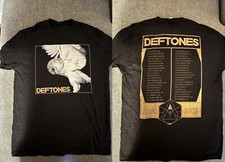 Deftones Band Tour 2011 2 Side Diamond Eyes Black Unisex T shirt Reprint S-5XL picture
