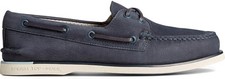Sperry Men's Gold Cup A/O 2-Eye Nubuck Navy Boat Shoe 7M picture