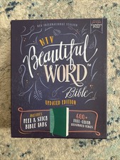 NIV Beautiful Word Bible Updated Edition Peel/Stick Full Color NEW picture