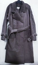 NA-KD x Rianne Meijer Belted Coat With Faux Shearling sz 40 picture
