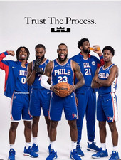 LeBron James Philly Trust The Process Basketball Poster picture