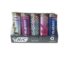 BIC Playboy Design Lighters 50 Pack Multicolor Disposable Butane Soft Flame picture