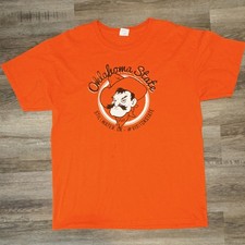 Oklahoma State Cowboys Shirt Mens Large NCAA Football Stillwater Tee Jerzees picture