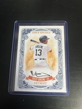 2021 Onyx Vintage - Riley Greene #VARG Black Ink Autographs /5 (AU, RC) picture