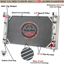 3 Row Radiator For 2001-2002 Chevy Silverado/GMC Sierra 2500 HD 3500 8.1L V8 picture