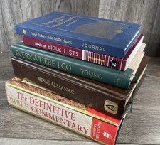 Christian Reference Bible Study Toolbox Lot of 5 Religious Books Theology picture