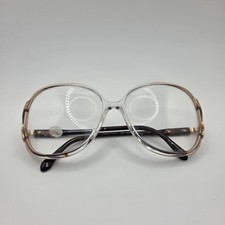 Vintage Luxottica Elegance Eyeglasses Frames ONLY 53 15-120MM Brown Cognac picture