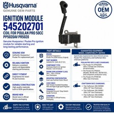 Husqvarna 545202701 Ignition Module Coil for Poulan Pro 50cc PP5020AV PR5020 picture
