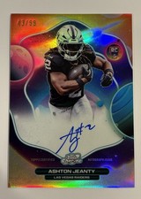 2025 Topps Cosmic Chrome Ashton Jeanty #FFS-AJ First Flight Auto /99 RC RAIDERS picture
