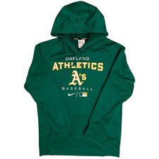 Authentic Oakland A’s Nike Therma-Fit MLB Hoodie Size Men’s M picture