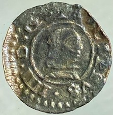 1661-1664 Coin Spanish Empire 4 Maravedis King Philip IV 360 Years Old Rare picture