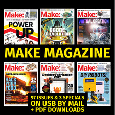 MAKE Magazine Complete Archive - 97 Issues + 3 Specials on USB + Immediate Bonus picture