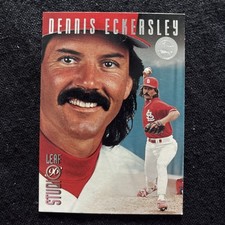 1996 Leaf Studio Silver Press Proof Dennis Eckersley - /100 picture