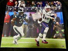 Tom Brady Patriots #12 Hand Signed Photo Fanatics COA picture