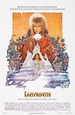 1986 Labyrinth Movie Poster 11X17 David Bowie Jareth Sarah Magic Dance 🔮🎵🍿 picture