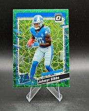 Panini 2023 Donruss Optic Rated Rookie Jahmyr Gibbs #236 Green Velocity RC picture