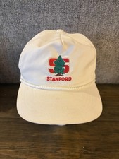 Vintage Stanford University Trucker Hat Rope Adjustable 80s NCAA Cap picture