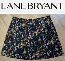 NWT Lane Bryant Multicolor Skirt Size 28 Plus $54.95 Lovely picture