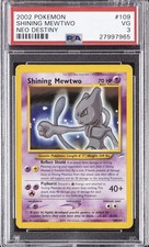 2002 POKEMON NEO DESTINY #109 SHINING MEWTWO PSA 3 picture