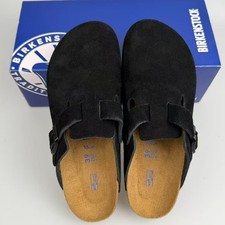 NEW Birkenstock Boston Suede Leather Soft Footbed Unisex Shoes Select Sizes picture