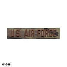 USAF OCP Multicam U.S. AIR FORCE Tape ~ Hook Back Uniform Patch ~ Vanguard ~ NEW picture