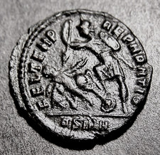CONSTANTIUS II, Roman Soldier Spears Cavalryman, 19mm, Imperial Emperor Coin picture